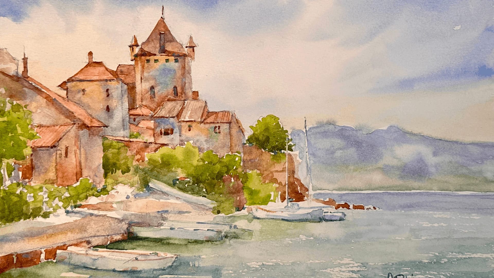 2 Yvoire, France on Lake Geneva